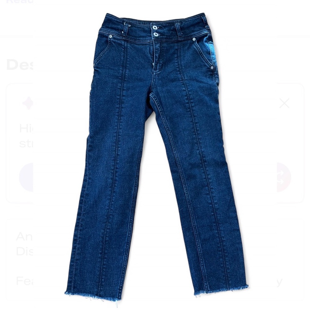 Anthropologie - Pilcro - Classic Blue Women's Jeans with distressed hem - 27